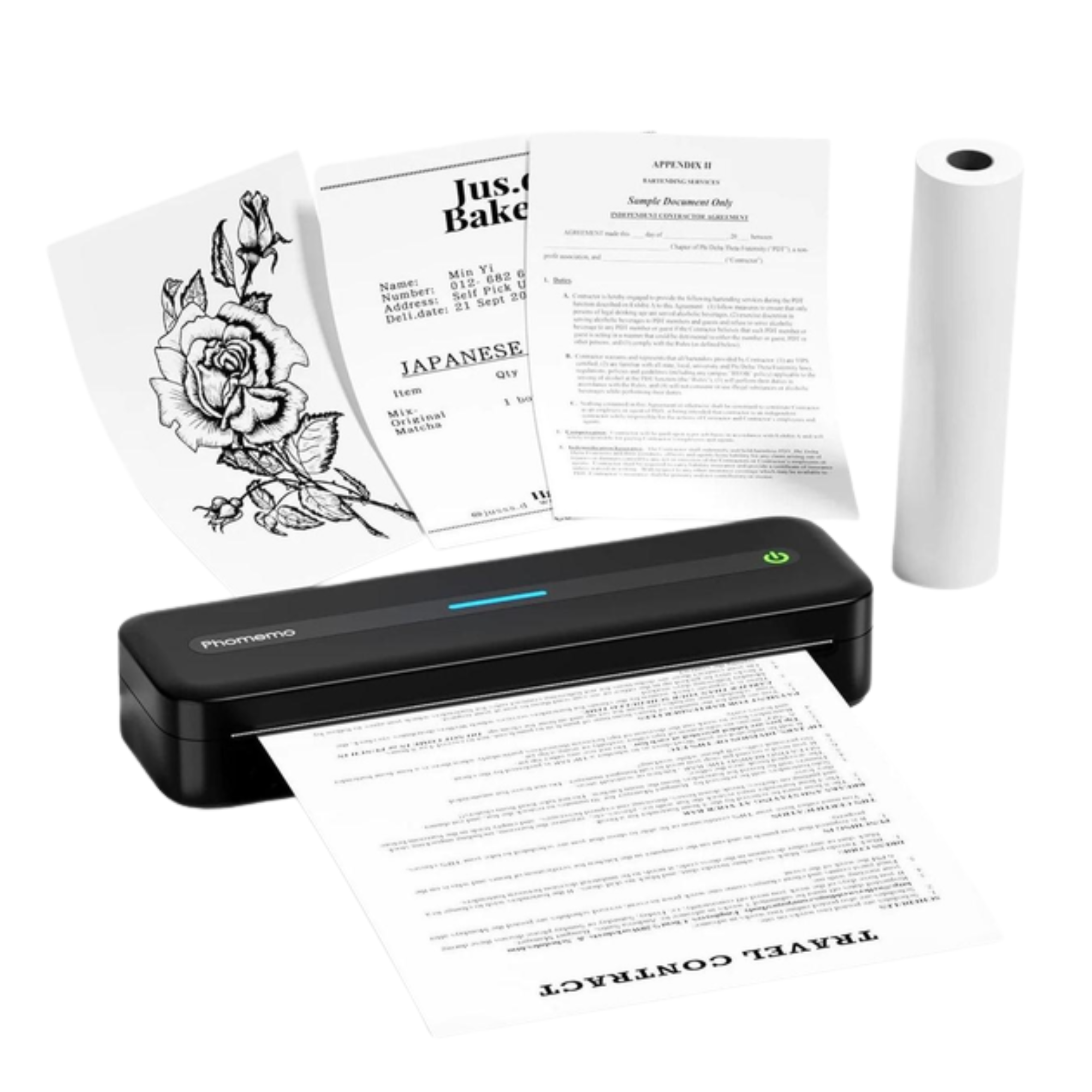 Термопринтер Phomemo M832 Bluetooth 2600 mAh для татуировок и документов Black (GS-283) Термопринтер Phomemo M832 Bluetooth 2600 mAh для татуировок и документов Black (GS-283)