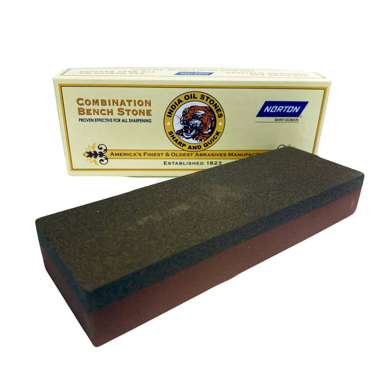 Точильний камінь Norton India Combination 155x52x24 мм (Р150/Р400) - фото 2 Точильний камінь Norton India Combination 155x52x24 мм (Р150/Р400) - фото 2