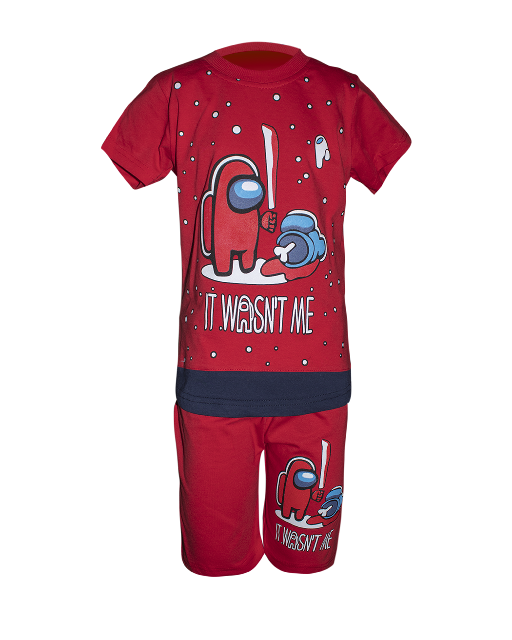 Комплект для мальчика Among us 110 см Червоний