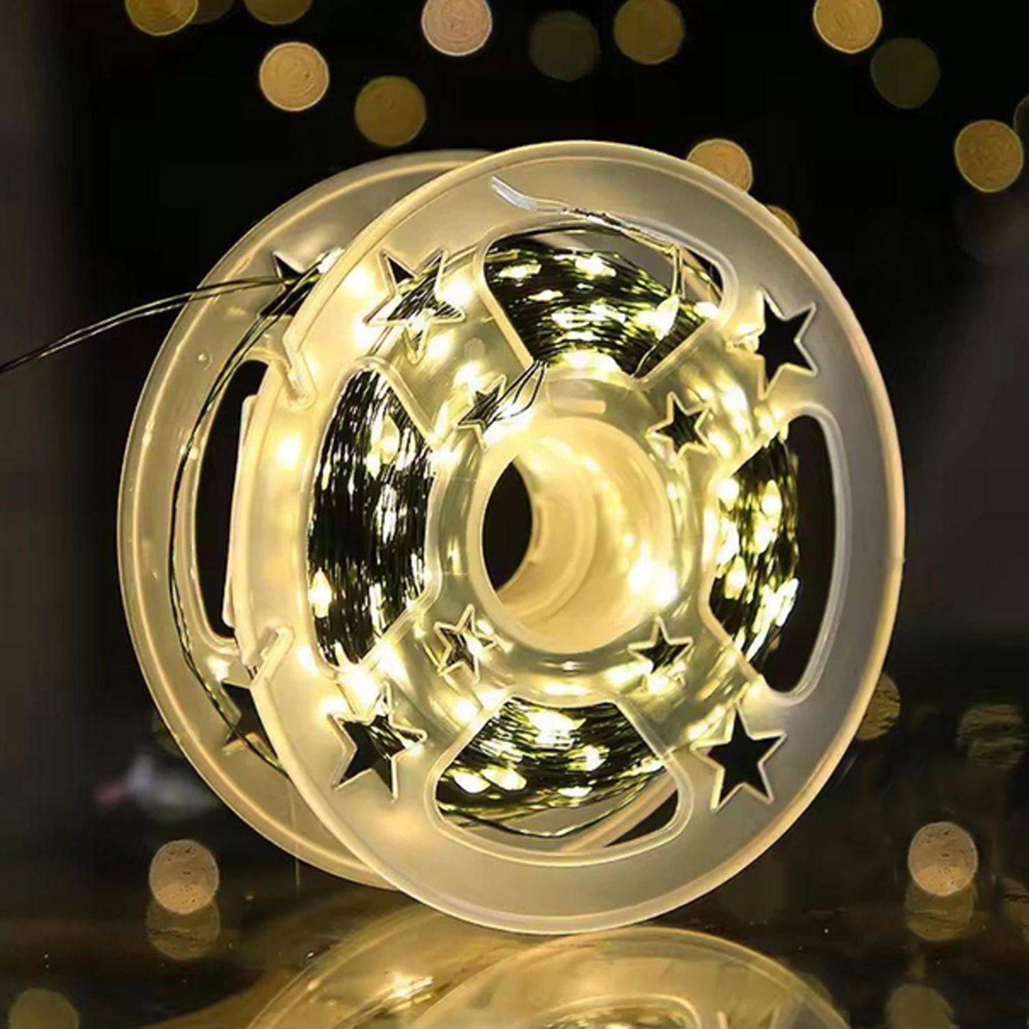 Гирлянда новогодняя Капля росы 1000LED 50 м теплый белый