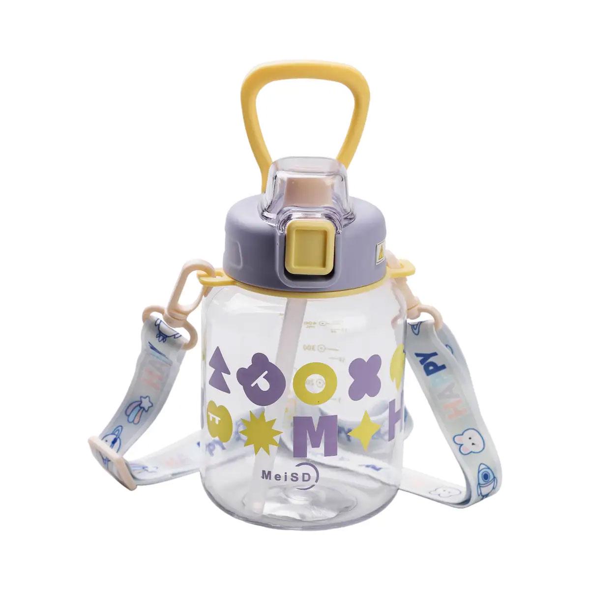 Бутылка детская для воды Gucgres с ремешком 650 мл Фиолетовый - фото 2 Бутылка детская для воды Gucgres с ремешком 650 мл Фиолетовый - фото 2