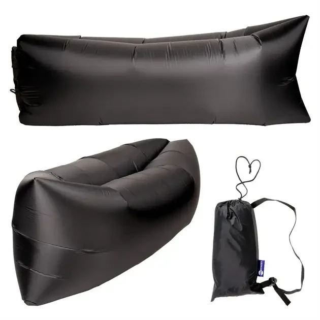 Надувний матрац AIR SOFA CLOUD 180х70 см Чорний - фото 2 Надувний матрац AIR SOFA CLOUD 180х70 см Чорний - фото 2