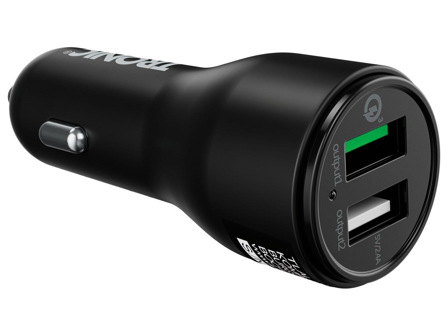 Адаптер для автомобильного зарядного устройства Tronic 354269 Черный Адаптер для автомобильного зарядного устройства Tronic 354269 Черный