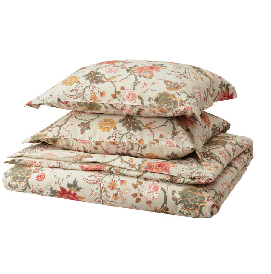 Підковдра з наволочками NÄSSELKLOCKA 005.845.25 200х200/2х50х60 см Різнокольоровий (31395869)