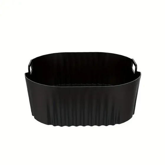 Форма силіконова квадратна для аерогрилю/мультипечі та фритюрниці 18,5 см Чорний (UK-185) - фото 4 Форма силіконова квадратна для аерогрилю/мультипечі та фритюрниці 18,5 см Чорний (UK-185) - фото 4