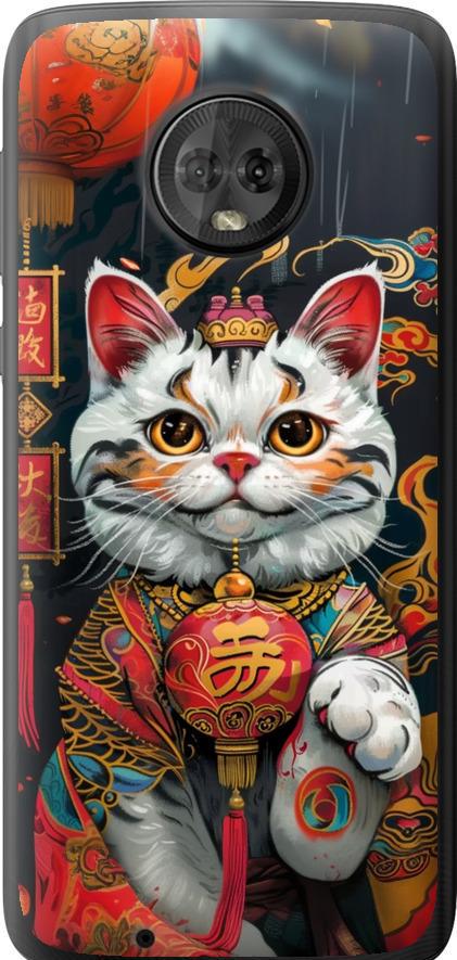 Чехол на Motorola Moto G6 China Cat v2 (6135u-982-42517)