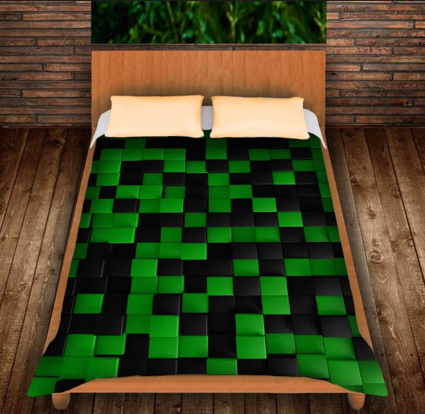 Плед с 3D принтом Зеленый Лабиринт 150х200 см (epi_0192)