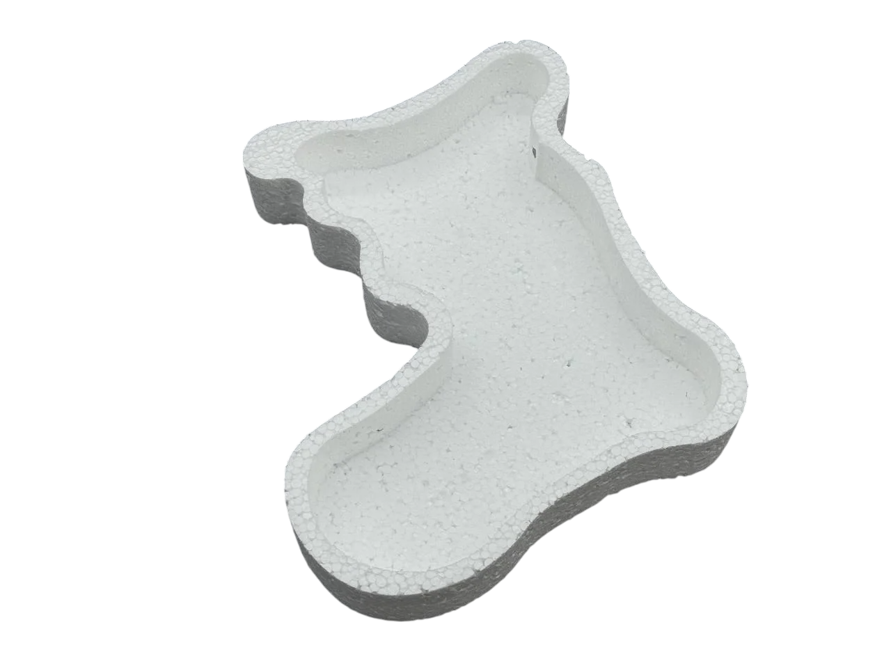 Пенобокс для декорирования пенопластовая заготовка для рукоделия 28,5х24 см Белый (PNB-024)