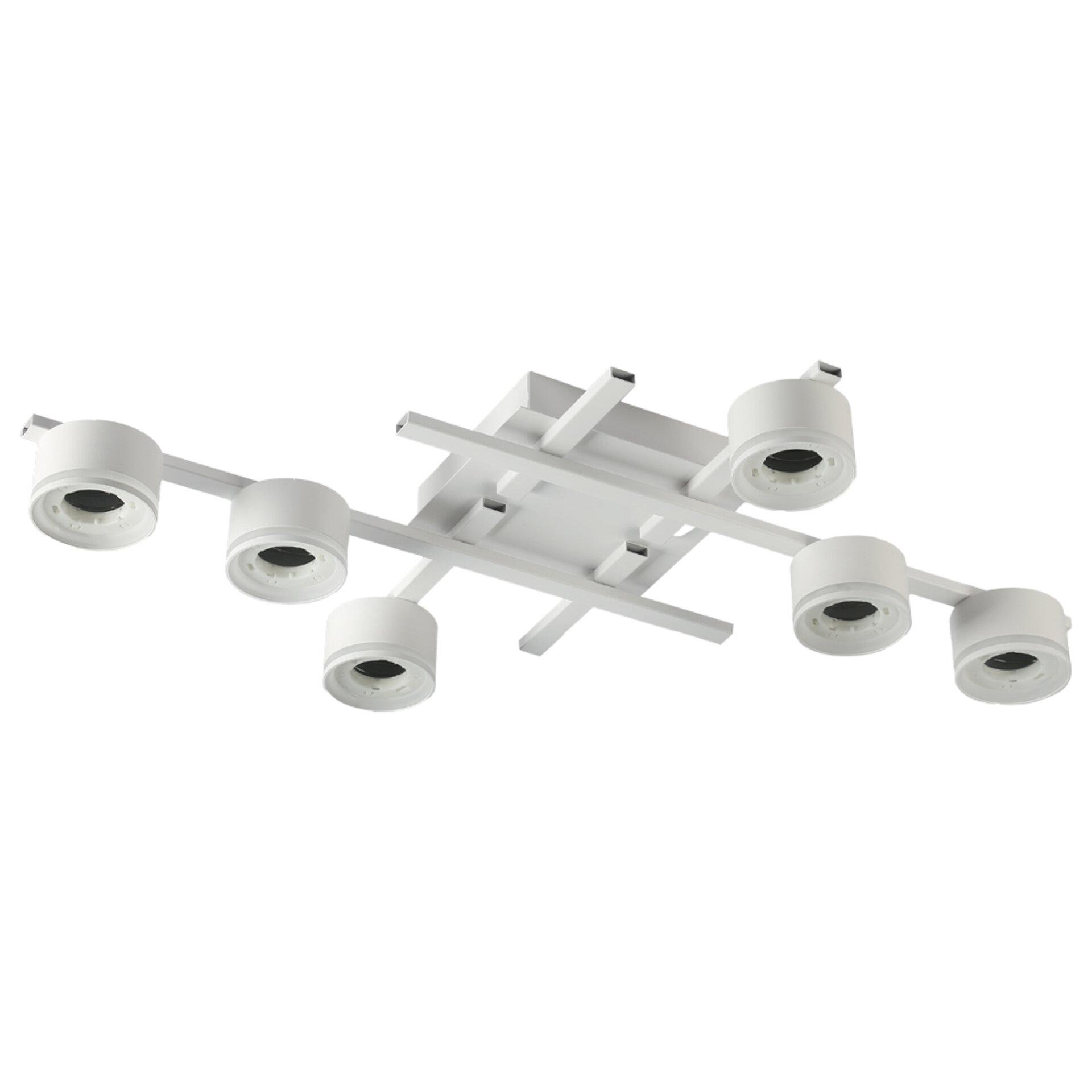 Світильник стельовий ETRON FlexLine 1-EFP-2217 GX53 6x15W Білий