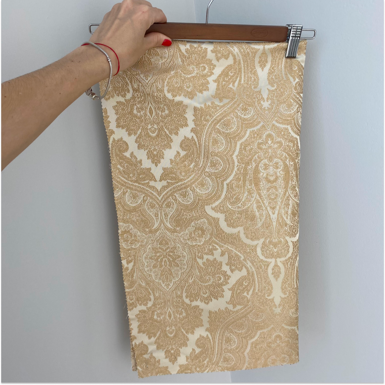 Тканина жакард Mebellini Валенсія 145 см Бежевий (MTEP2000-002) - фото 3