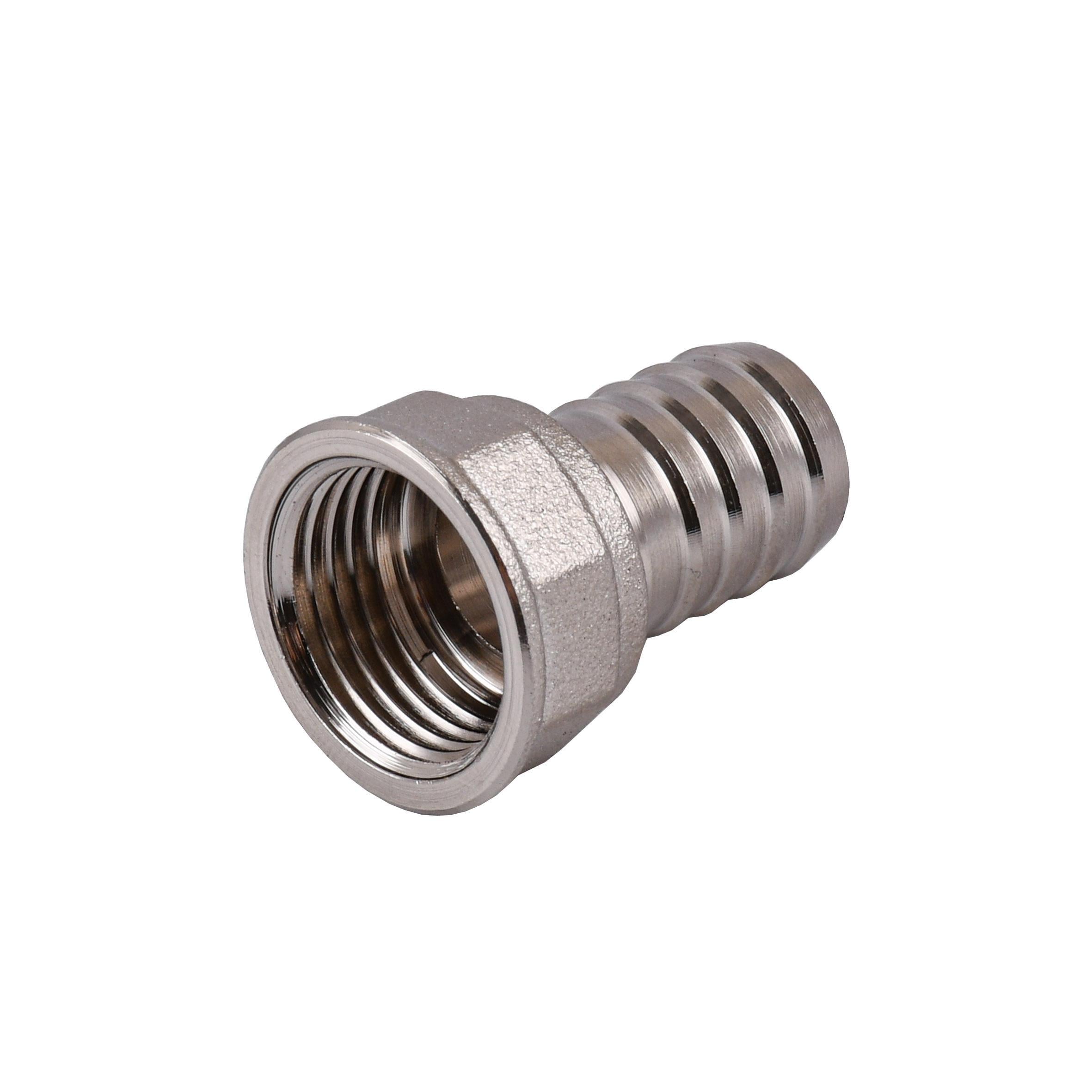 Штуцер Optimum 1/2"В 16 мм никелированный NU3H1S (000030829) Штуцер Optimum 1/2"В 16 мм никелированный NU3H1S (000030829)