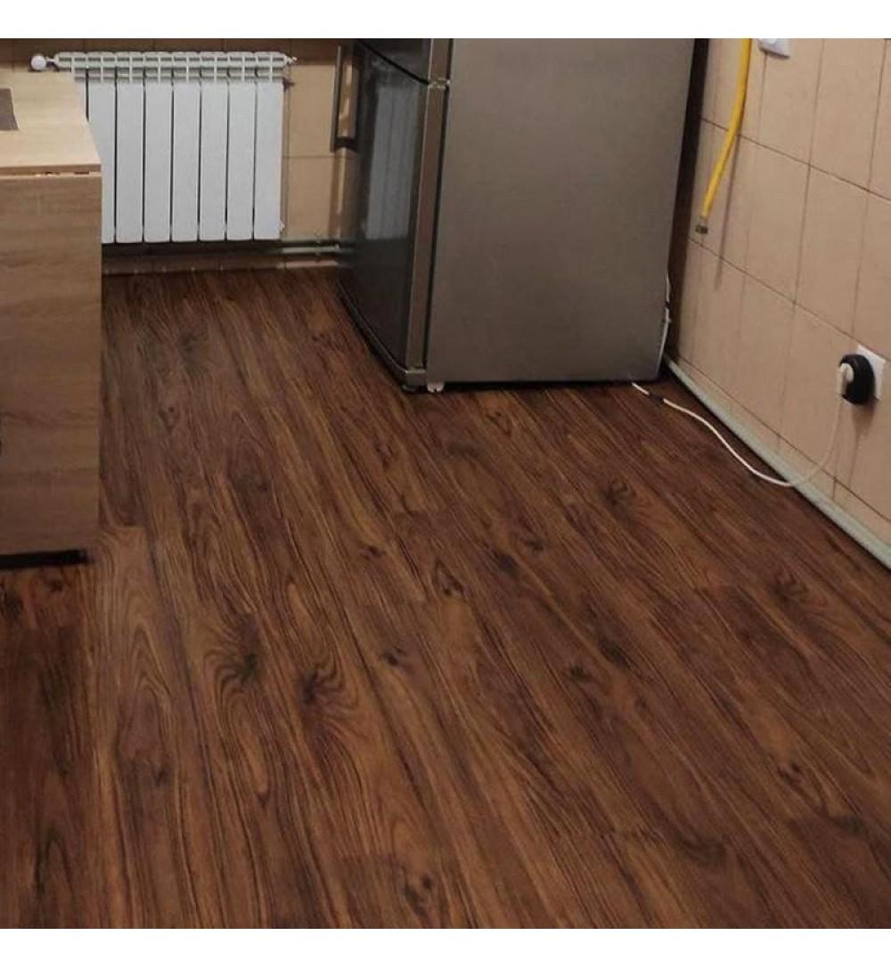 Плитка вінілова самоклеюча 1 шт. Каштан (СВП-002) - фото 4