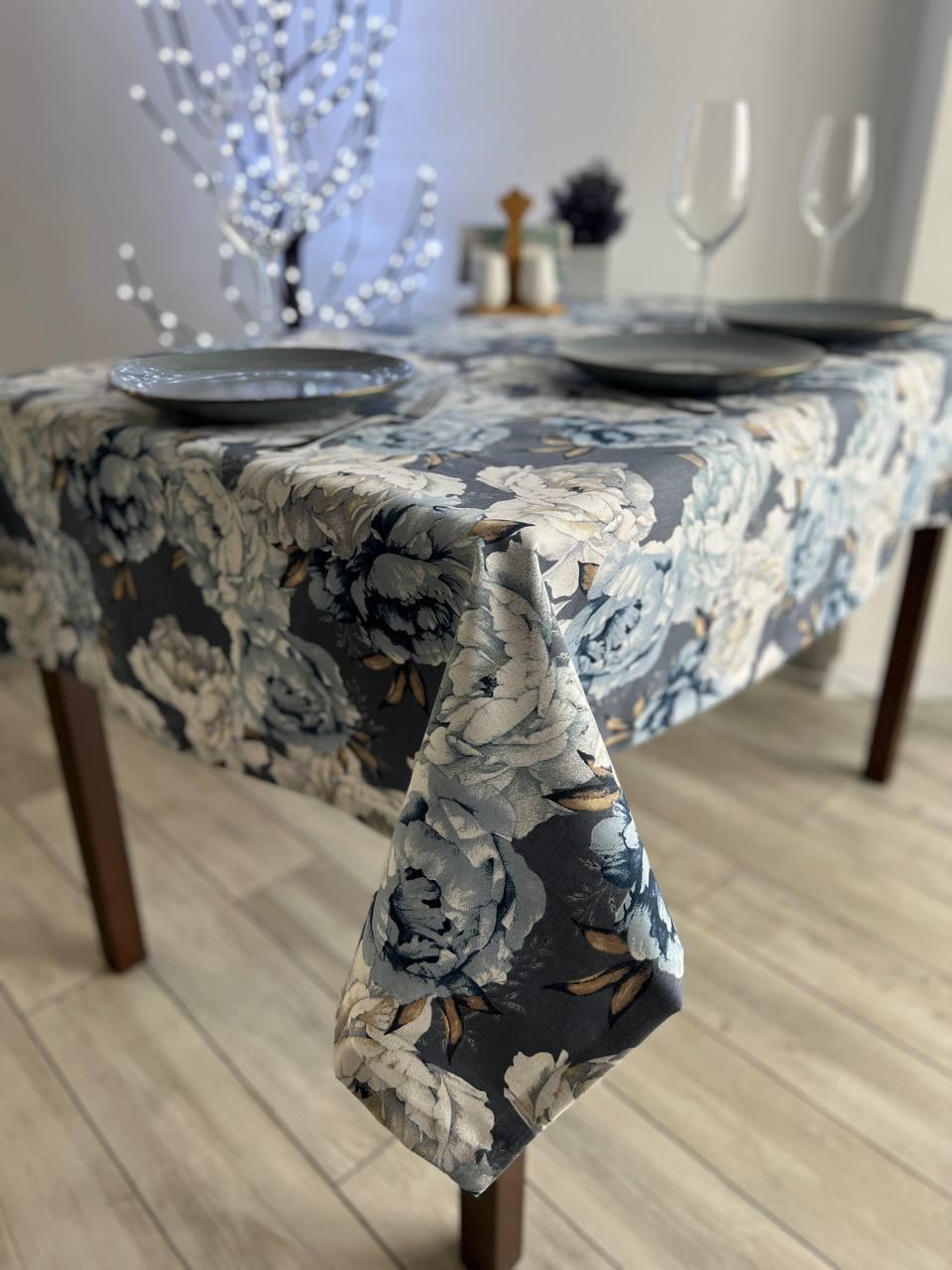 Скатерть водоотталкивающая тефлоновая прямоугольная 300x170 см (30069-p5)