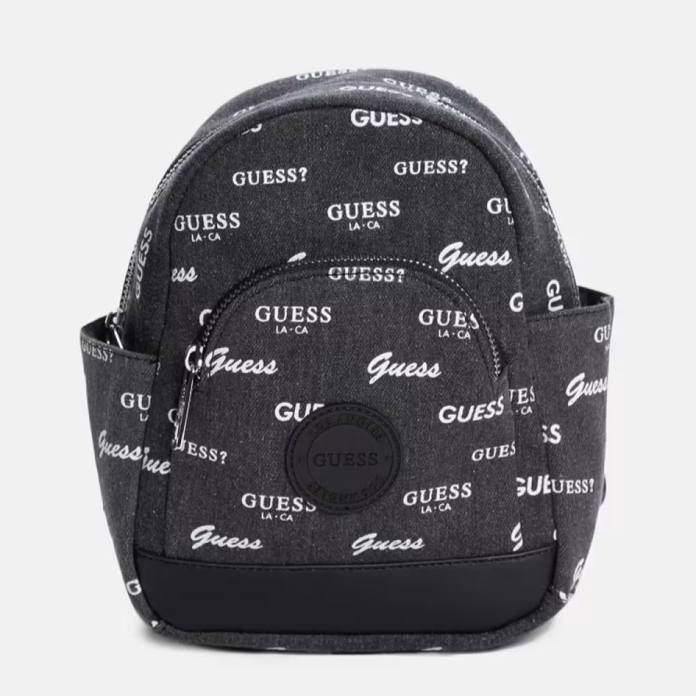 Жіночий рюкзак Guess Mini Denim Backpack Чорний (2823974739)
