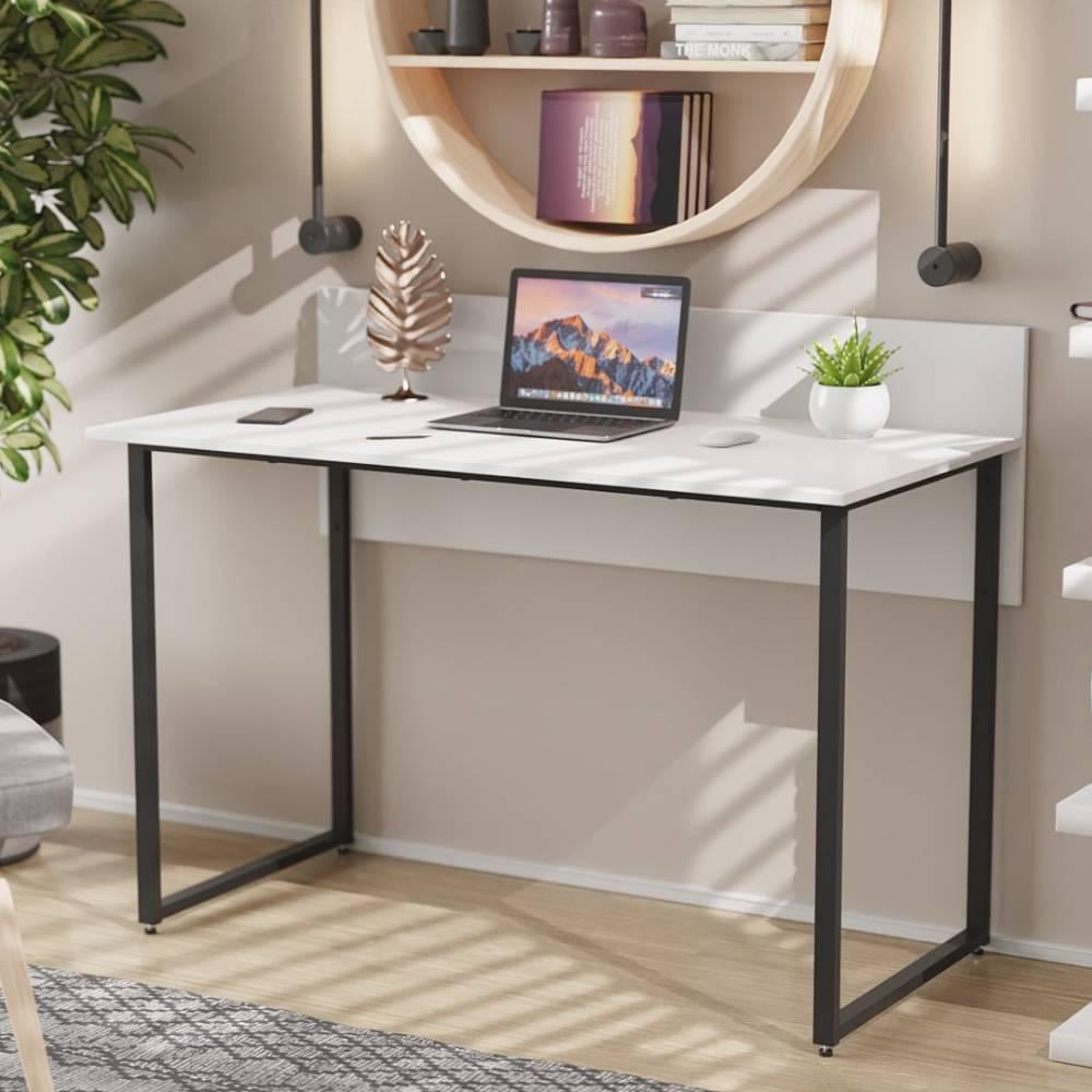 Компьютерный стол Ferrum-decor Скай ДСП 16 мм 75x100x60 см Черный/Белый (FRD-103611) Компьютерный стол Ferrum-decor Скай ДСП 16 мм 75x100x60 см Черный/Белый (FRD-103611)