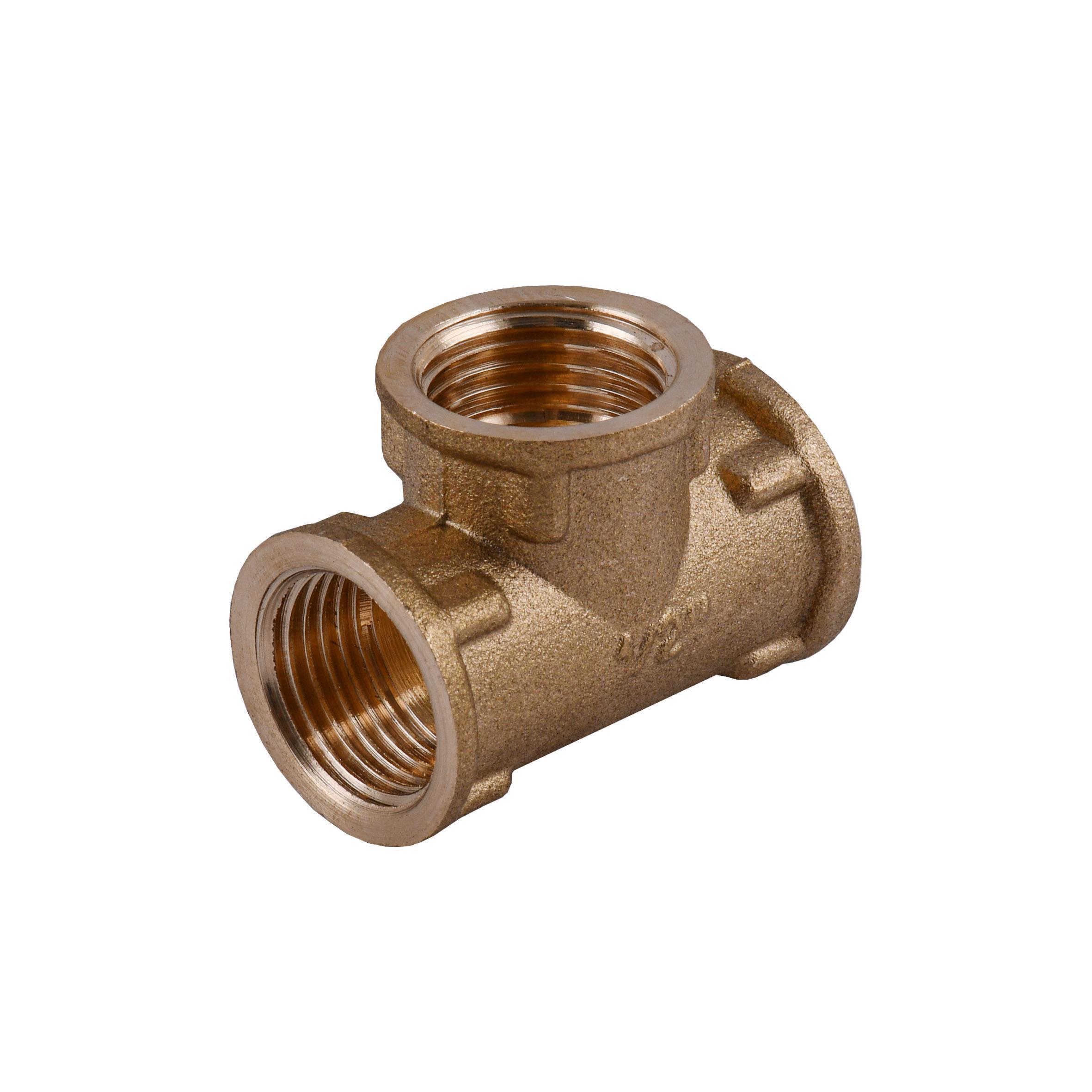 Тройник Optimum LT331S 1/2"ВВВ латунный (000030987)