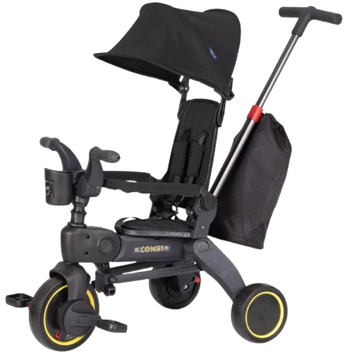 Велосипед дитячий триколісний Tilly Combi T-392 Black (1084030337)