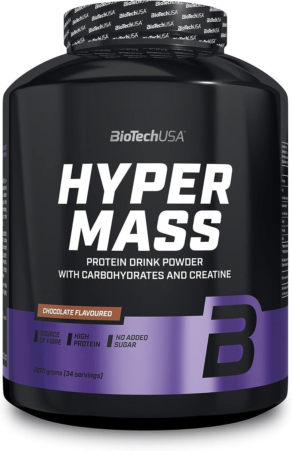 Гейнер BioTech Hyper Mass 5000 Chocolate 2270 g - фото 1