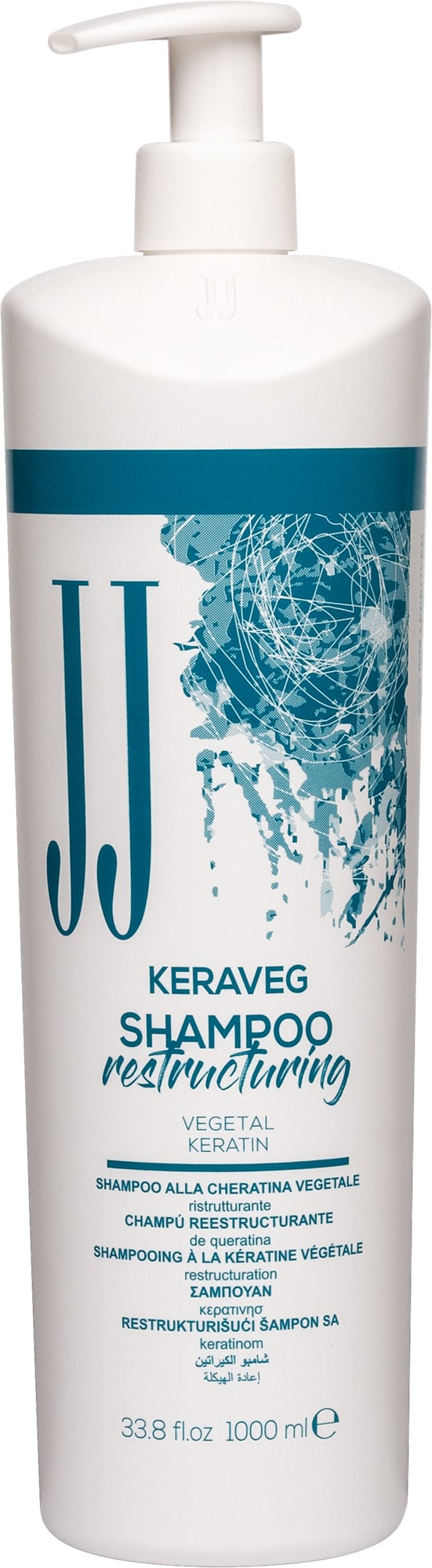 Шампунь з кератином JJ's KERAVEG 1000 мл (10351)