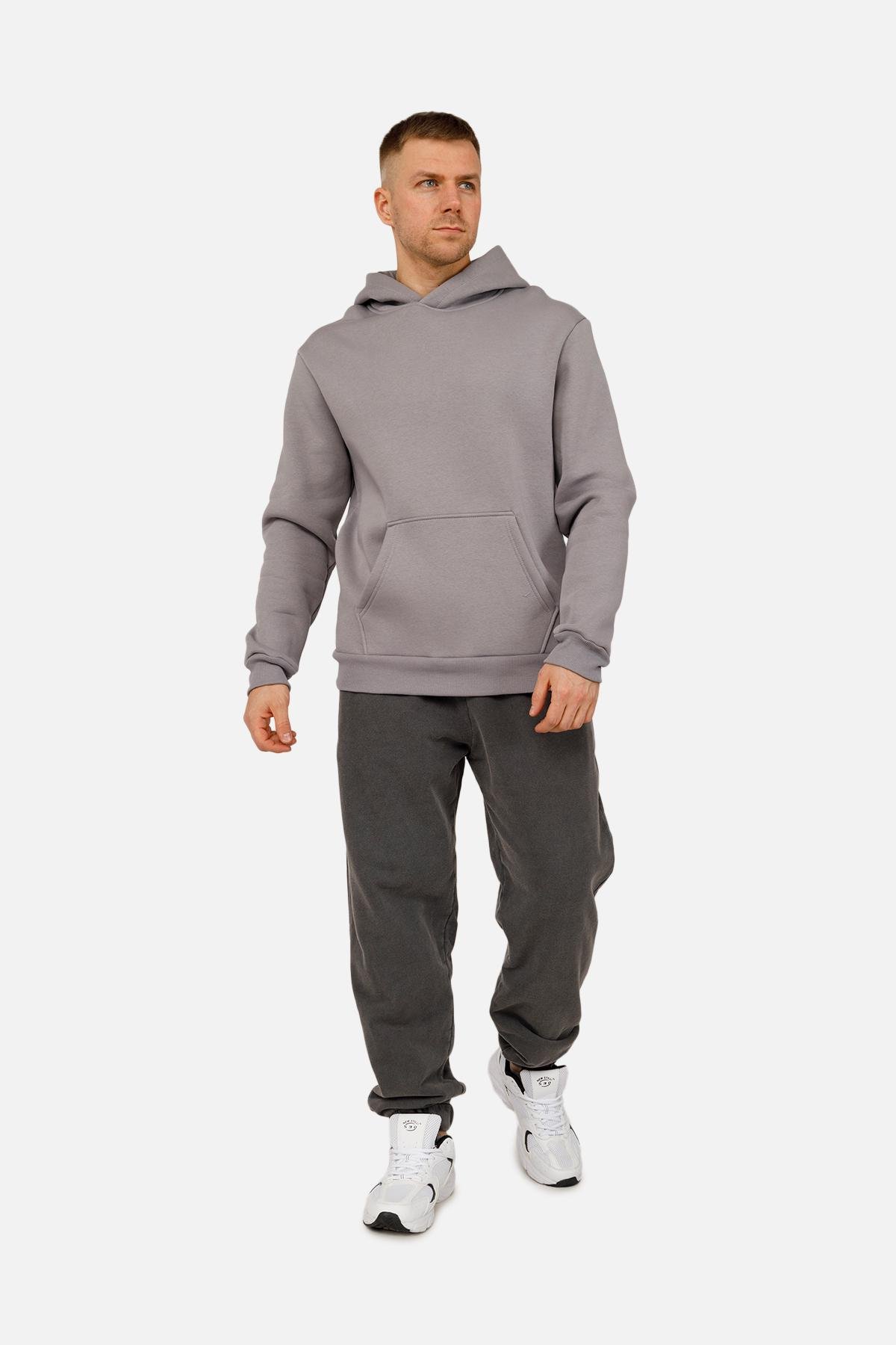Худи мужское ЦБ-00261949 р. 54 Серый (SKT001025678)