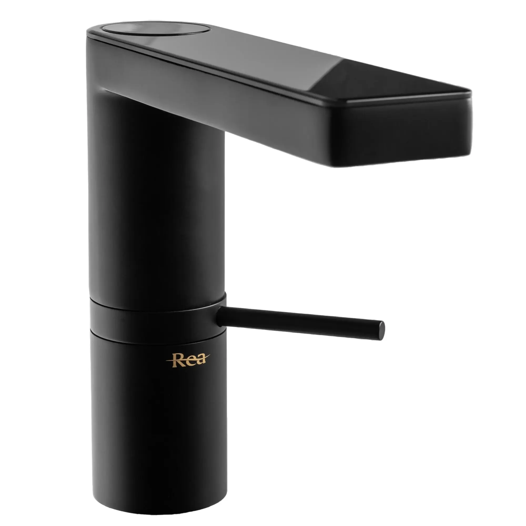 Смеситель для раковины Rea Amar с датчиком температуры Черный (REA-B2065)