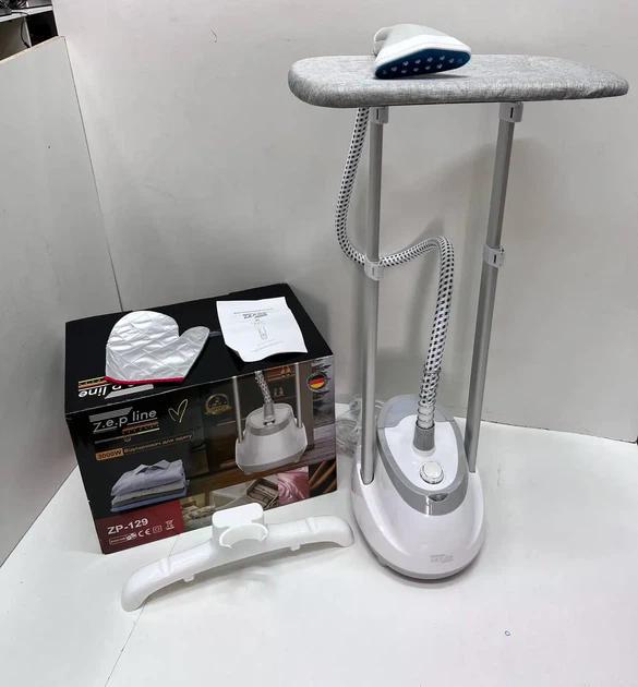 Відпарювач вертикальний для одягу зі стійкою Zepline ZP-129 3000W Білий (ZP-129/3)