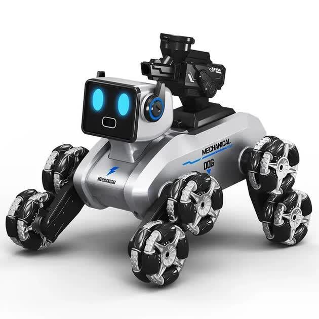 Робот трюковой на радиоуправлении Собака Stunt Robot Dog H29-3 с LED-подсветкой и водяной пушкой (32173778)
