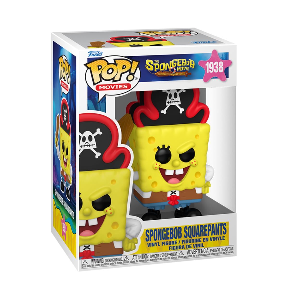 Детская игровая фигурка коллекционная Funko Губка Боб Квадратные шт.аны Pirate SpongeBob (83590)