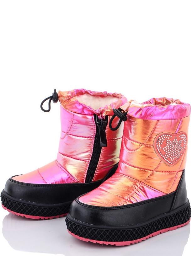 Дутики Kimbo FG2369-1A на овчине р. 24 Малиновый (97652)