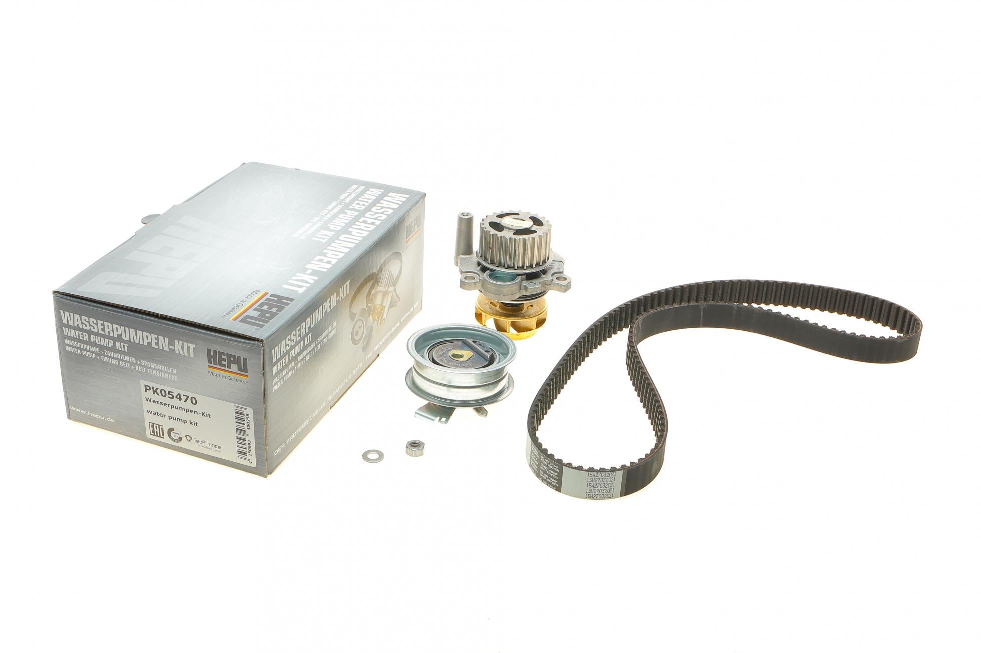 Комплект ГРМ и помпа Hepu VW Caddy 2.0 EcoFuel 06-15 (PK05470)
