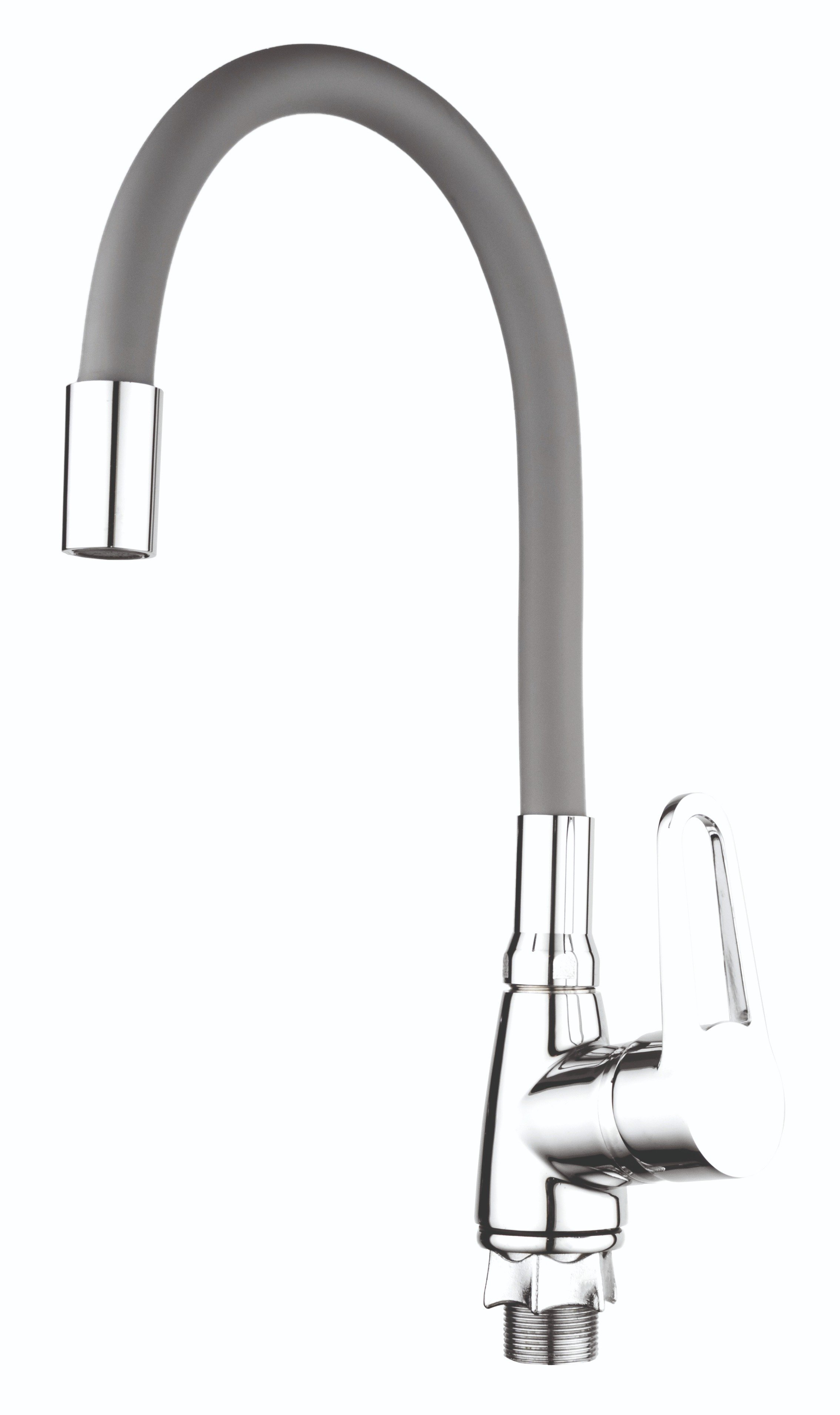 Змішувач для кухні MIXXUS Elba 014 Nut Refl без підведення Grey (MI6308)