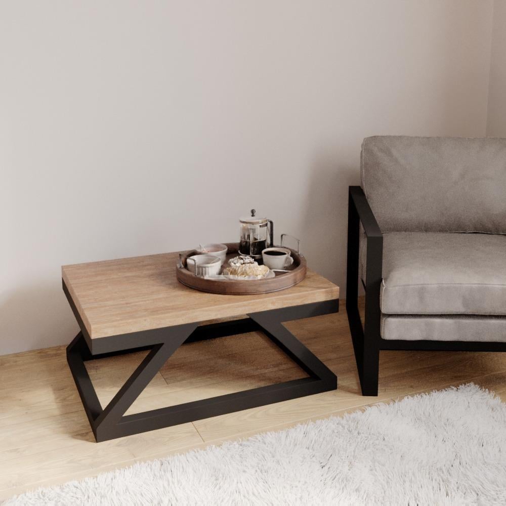 Столик кофейный EcoLoft IN-2916 в стиле лофт (36321664)
