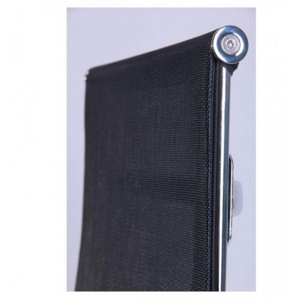 Крісло офісне AMF Holding Slim Net HB XH-633 1140+80х580х640 Хром/Чорний - фото 7