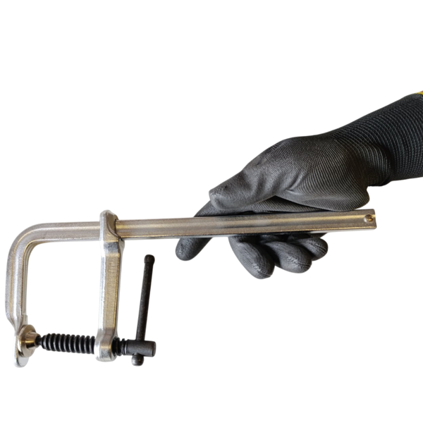 Струбцина WorkMan Screw тип F кованая винтовая 80х200 мм (620) - фото 2