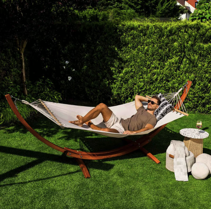 Гамак зі стелажем Di Volio Trevia Кремовий (4927) - фото 2 Гамак зі стелажем Di Volio Trevia Кремовий (4927) - фото 2