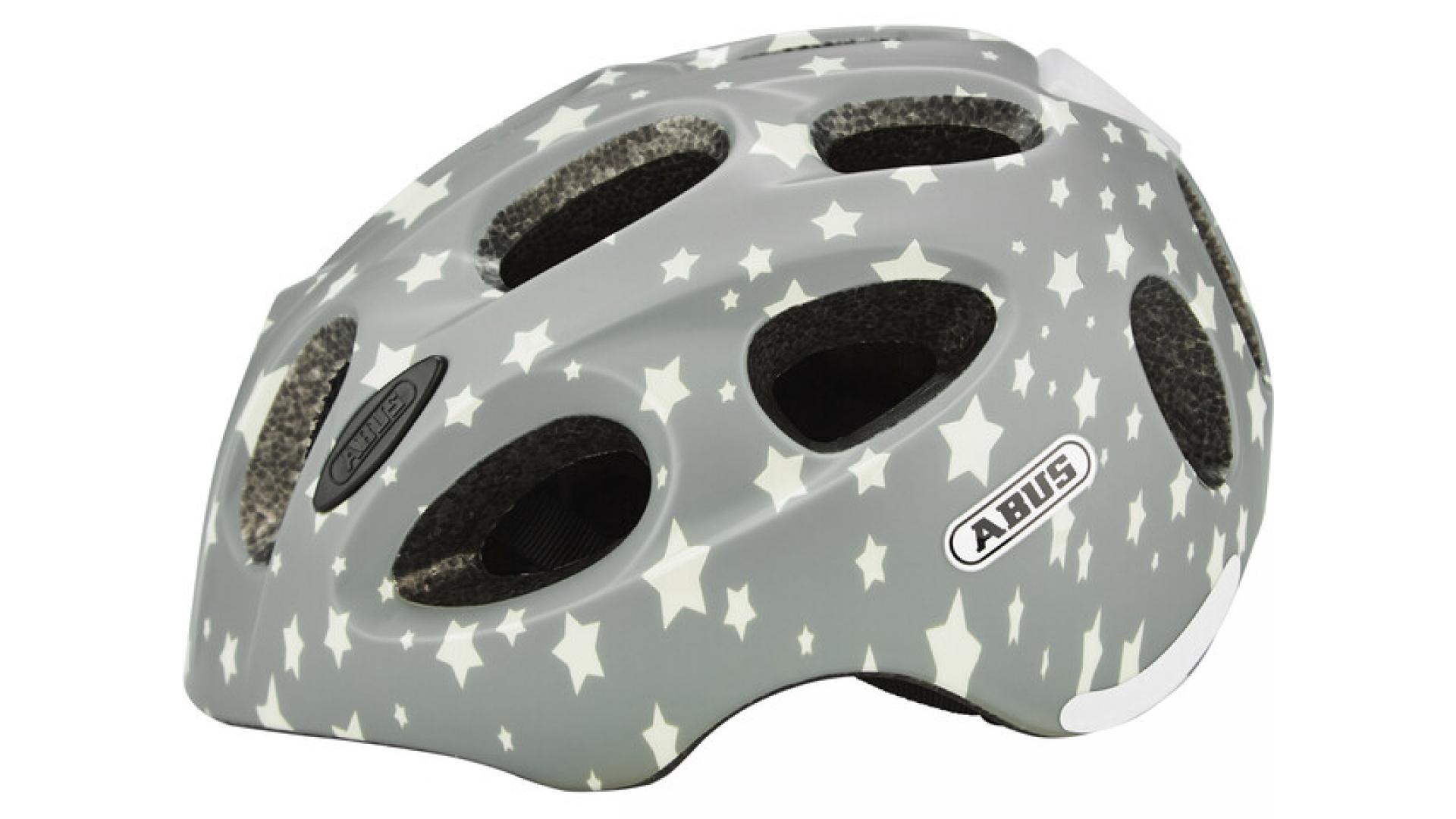 Велосипедный детский шлем Abus YOUN-I 2.0 S 48-54 Grey Star