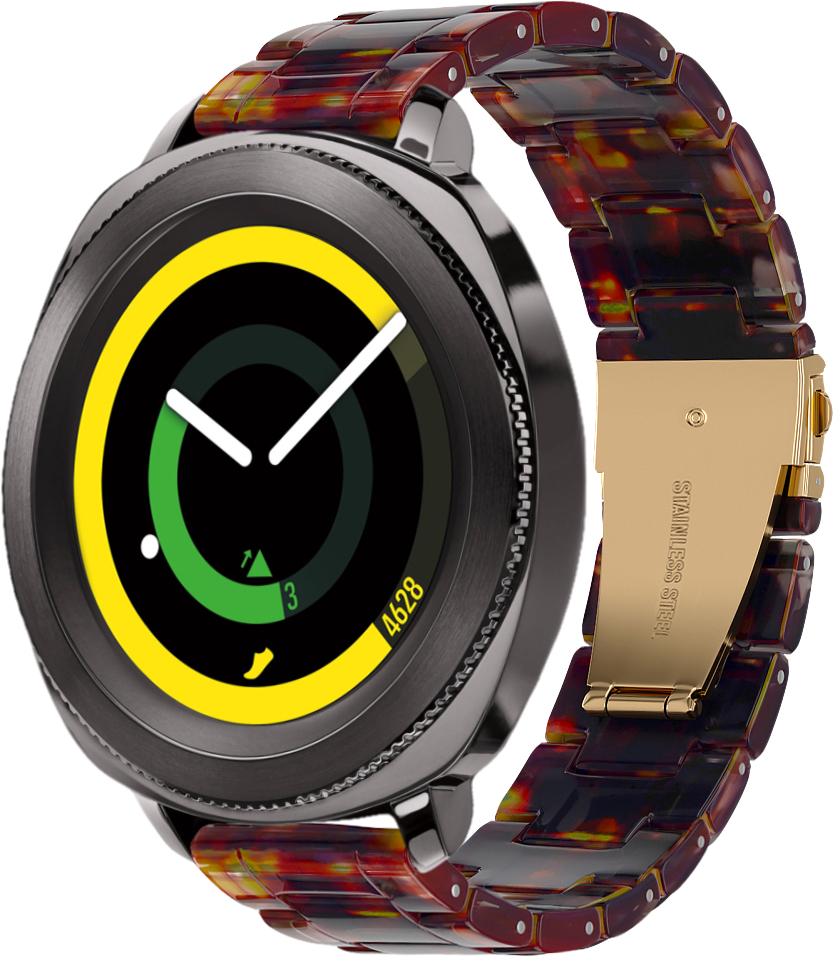 Ремешок из Cмолы Resin для Samsung Gear Sport Orange Black (28807-47) Ремешок из Cмолы Resin для Samsung Gear Sport Orange Black (28807-47)