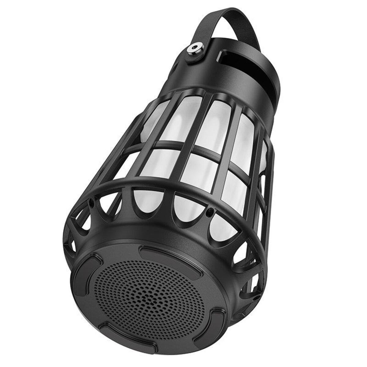 Портативна колонка Hoco BS61 Wild fun outdoor camping light BT speaker 3600 mAh Magic Black Nnight (602743) - фото 1