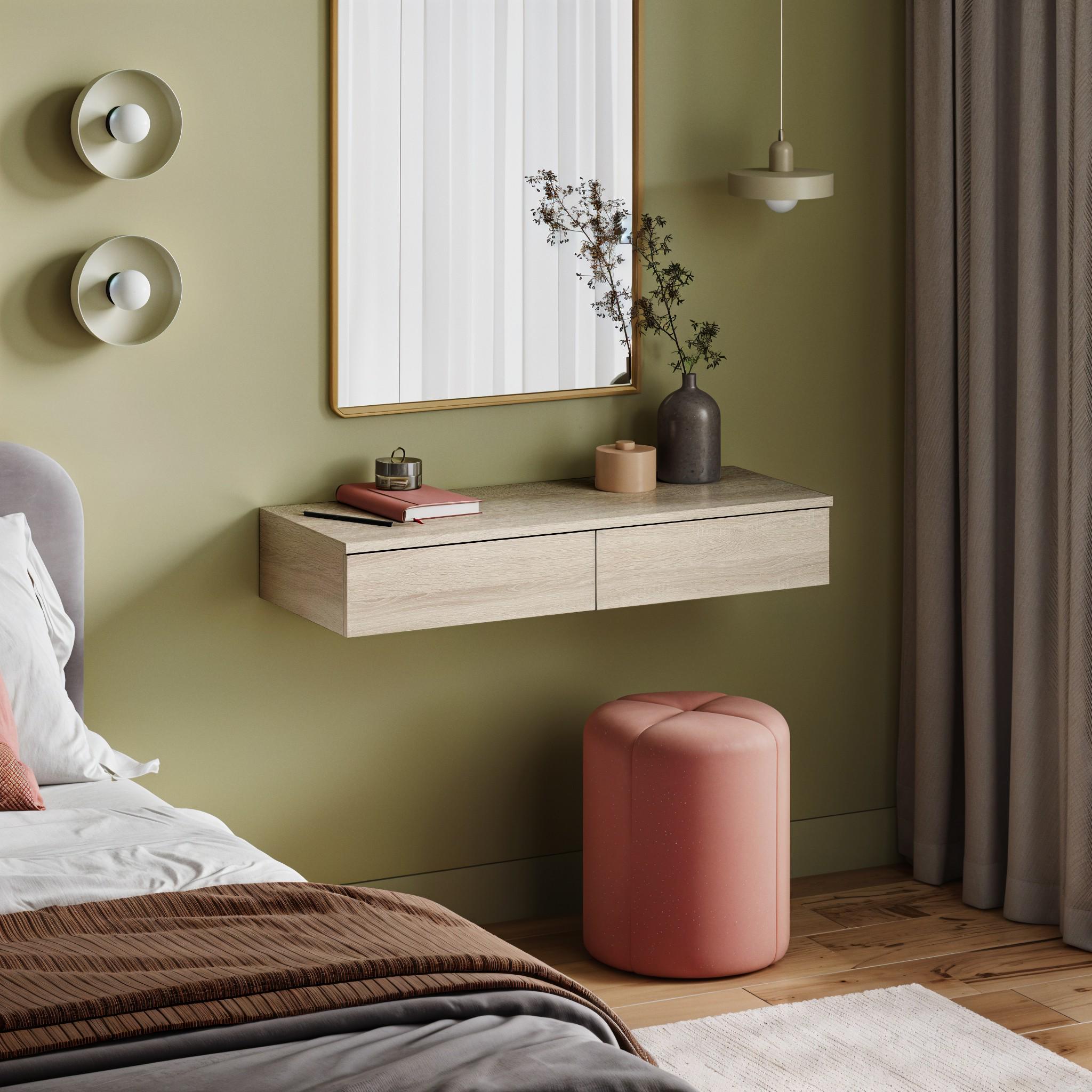 Туалетний стіл підвісний FT-226 1000x310x186 мм Дуб Сонома - фото 1