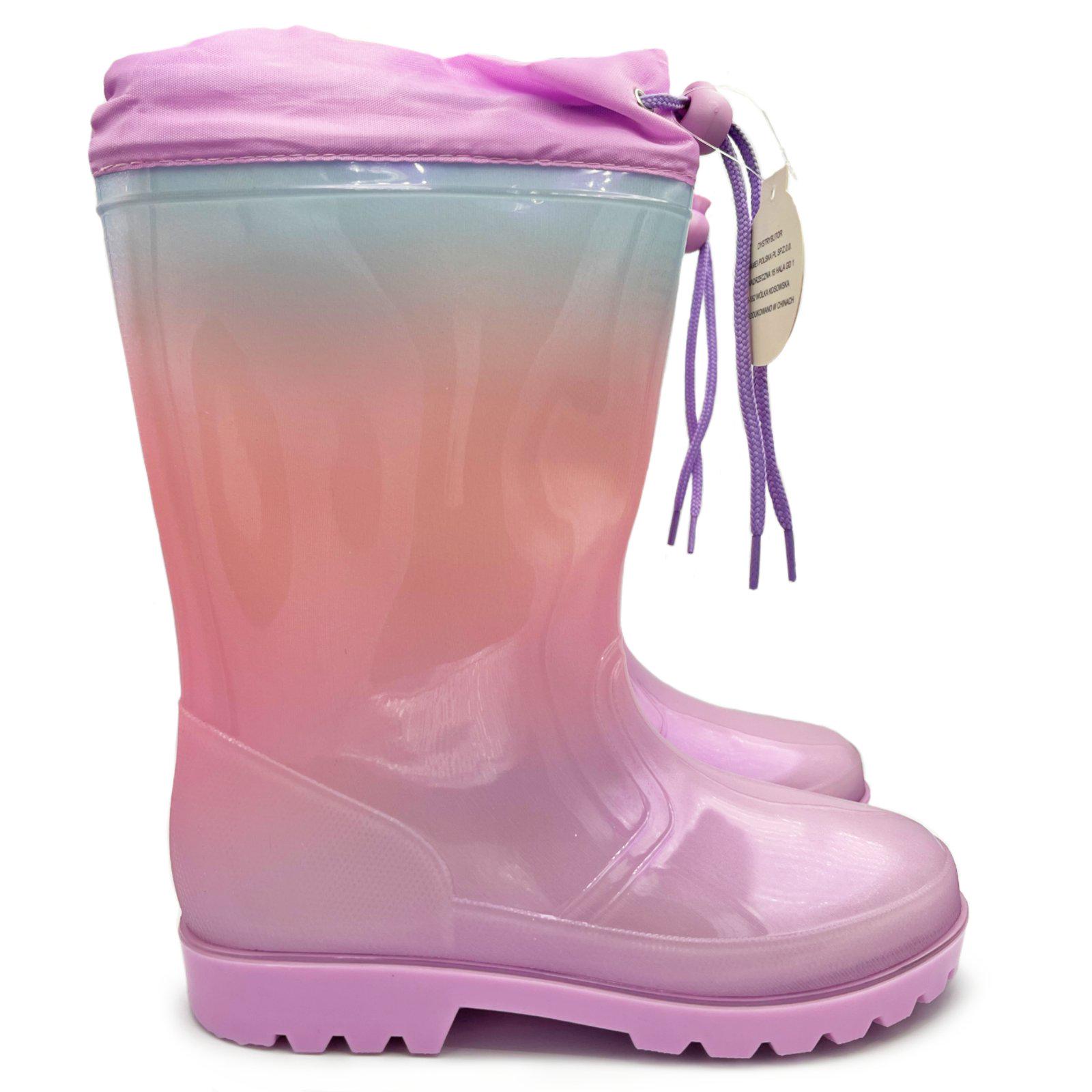 Сапоги резиновые для девочки TOM.M MV-1429 р. 33 Розовый