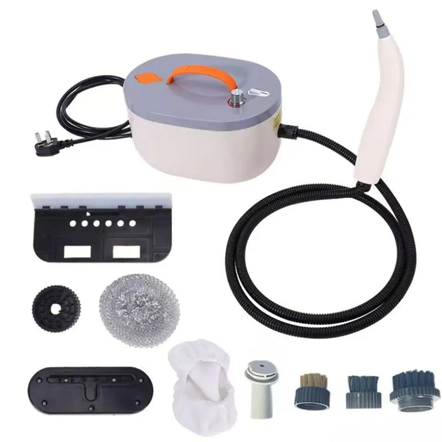 Пароочиститель 8в1 с насадками и парогенератором высокого давления 1,6 л (Jam6767)