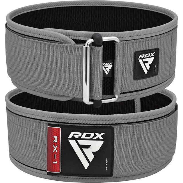 Пояс для важкої атлетики RDX RX1 Weight Lifting Belt S Grey (WBS-RX1G-S) - фото 2