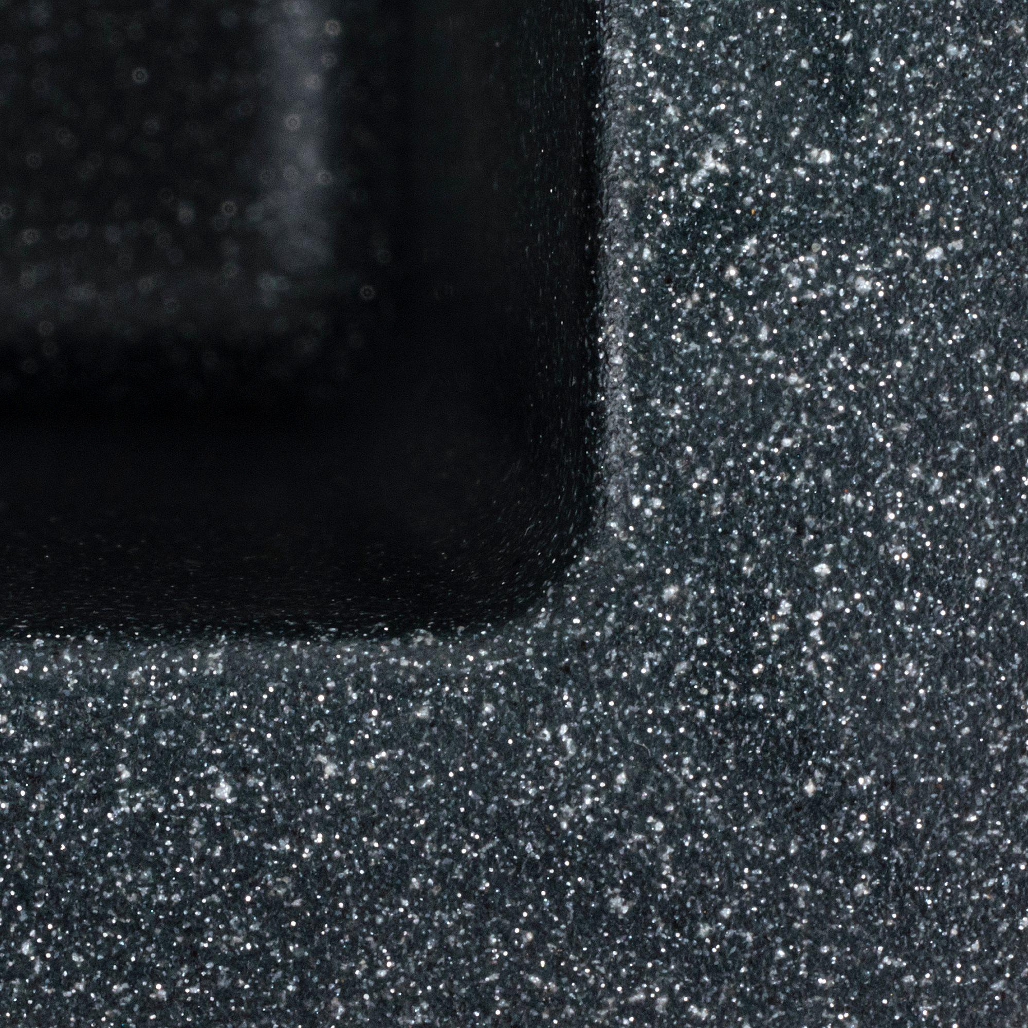 Мойка для кухни гранитная Platinum 4040 RUBA матовая Антрацитовый - фото 7 Мойка для кухни гранитная Platinum 4040 RUBA матовая Антрацитовый - фото 7