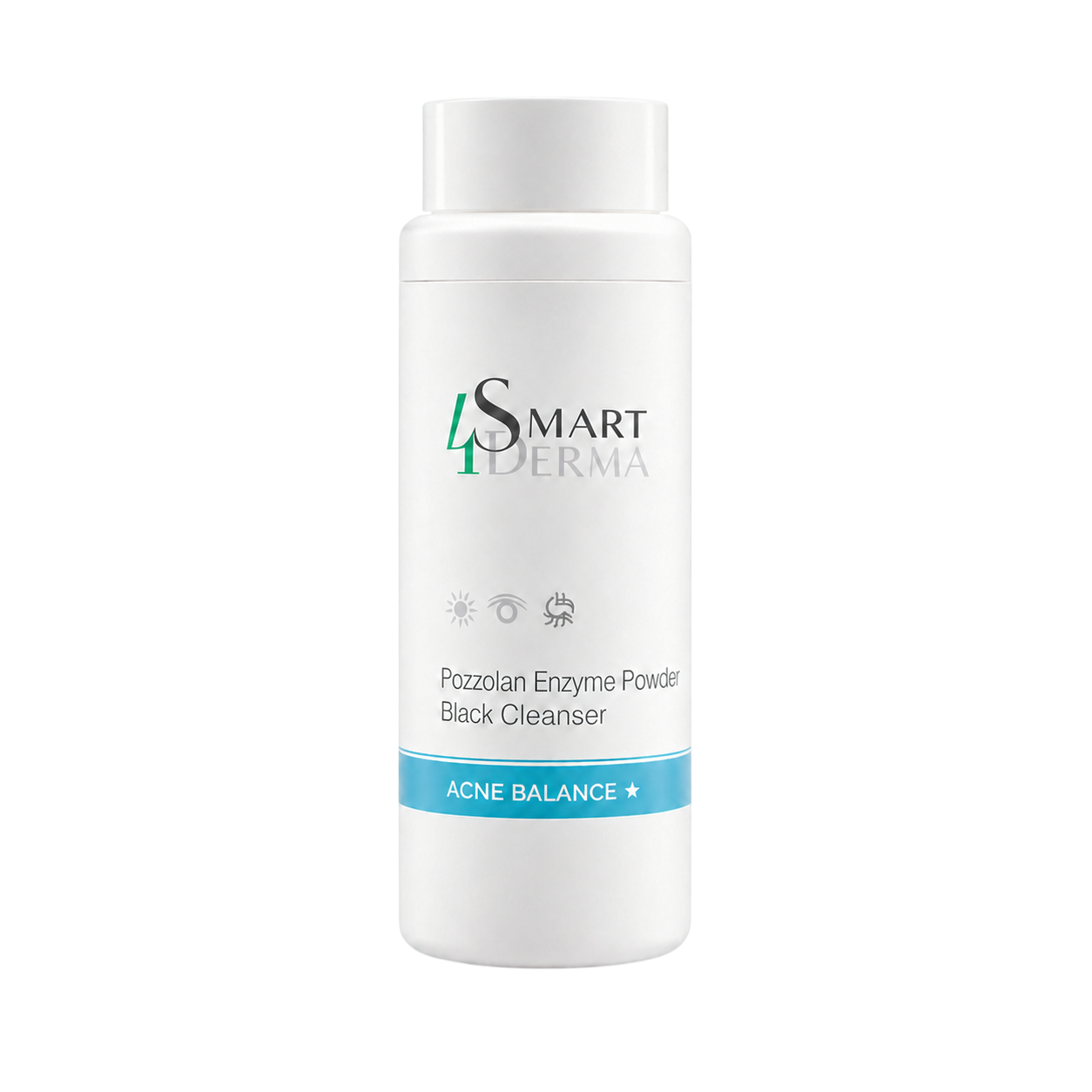Ензимна пудра з вулканічним пилом Smart4Derma для очищення обличчя від чорних точок і акне 120 г (35956980)