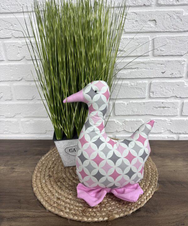 Утка пасхальная Comfort Home Geometry pink 25 см