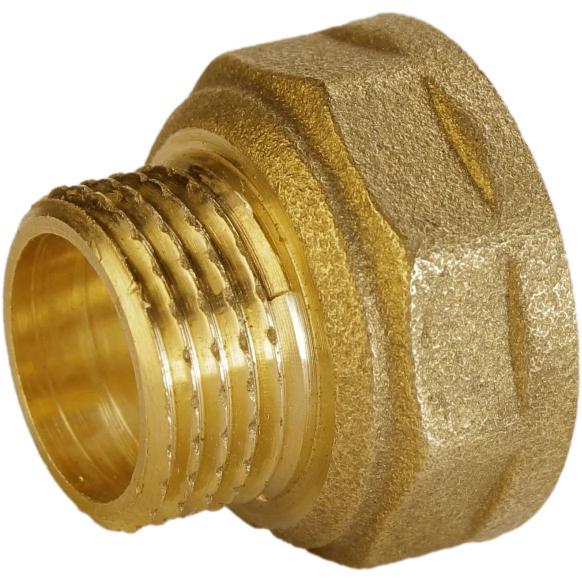 Переходник редукционный 1/2"х3/8"ВЗ латунный А0619А (000025536)