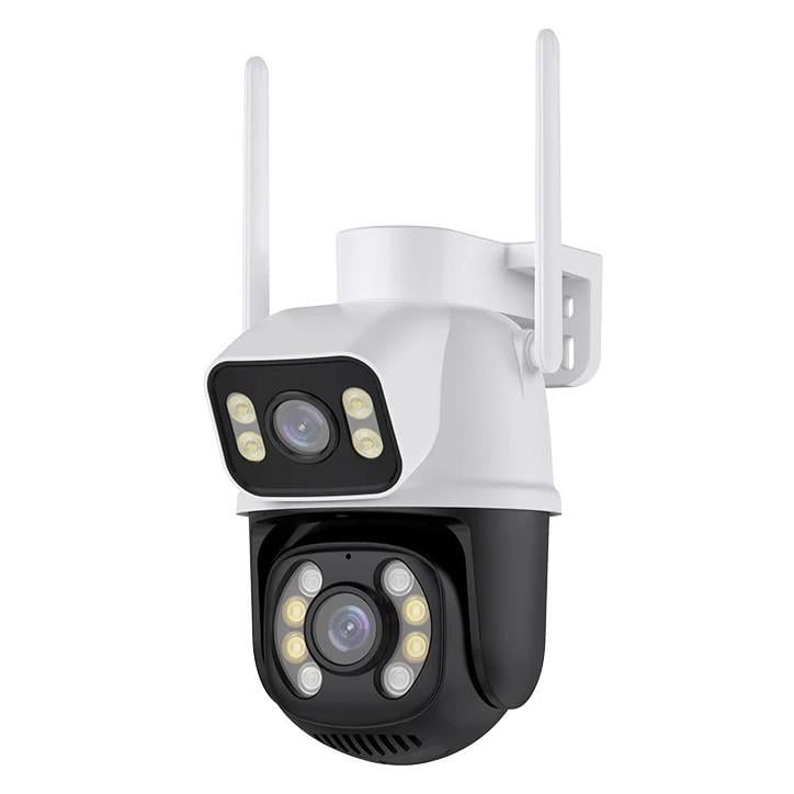 Камера видеонаблюдения Rias N23 IP iCSee APP Wi-Fi 2 объектива 2MP уличная с удаленным доступом (2185578046) Камера видеонаблюдения Rias N23 IP iCSee APP Wi-Fi 2 объектива 2MP уличная с удаленным доступом (2185578046)