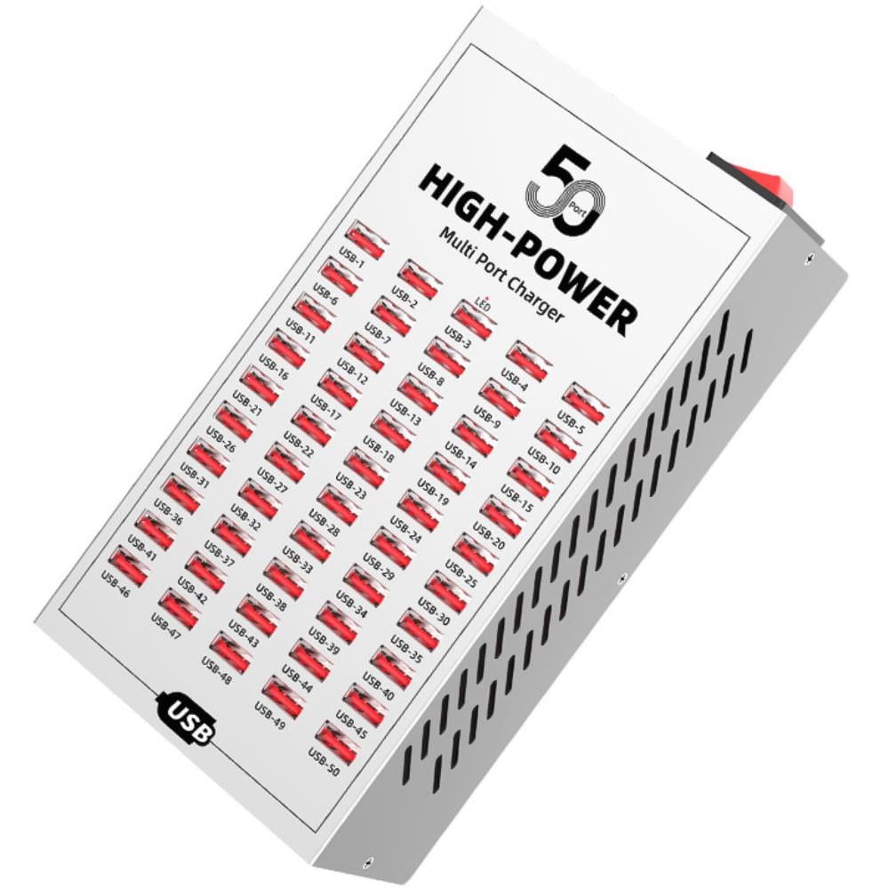 Зарядное устройство для телефонов на 50 USB портов Addap WLX-T2A 200W
