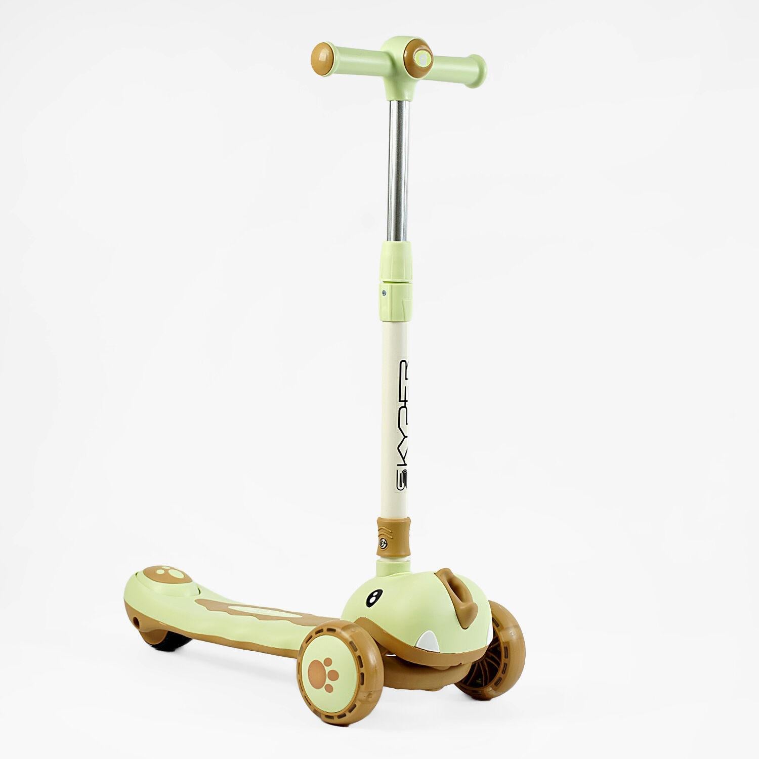 Самокат детский Skyper SJ-03696 PU колеса со светом/подсветка платформы/складной руль (18175911)