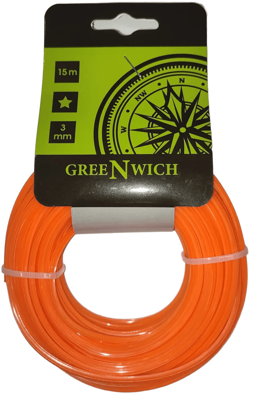 Струна косильна GreeNwich 700003 3.0 мм х 15 м (29739378)